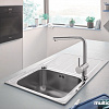 Кухонная мойка Grohe K500 + Grohe Minta 31573SD0