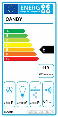 Кухонная вытяжка Candy CBT6130/2N-07