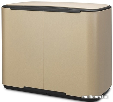 Brabantia Bo Pedal Bin 36 л (минерально-золотой)