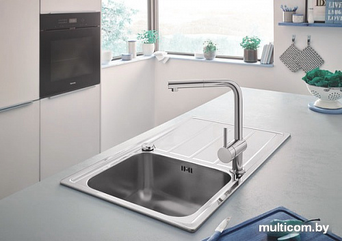 Кухонная мойка Grohe K500 + Grohe Minta 31573SD0