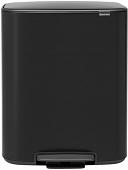 Brabantia Bo Pedal Bin 2 x 30 л (черный матовый)