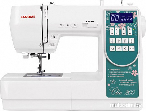 Швейная машина Janome Clio 200