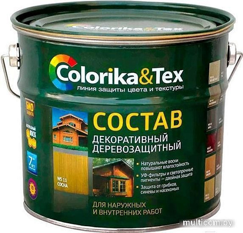 Пропитка Colorika & Tex 2.7 л (макассар)