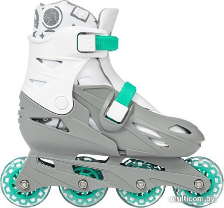 Роликовые коньки Ricos Kudo PW-128 S (р. 31-34, бирюзовый/серый)