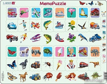 Мозаика/пазл Larsen Мемо-Головоломка GP10