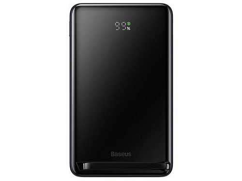 Внешний аккумулятор Baseus Magnetic Bracket Wireless Fast Charge 10000mAh (белый)