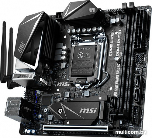 Материнская плата MSI MPG Z390I Gaming Edge AC