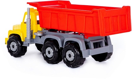 Самосвал Полесье Супергигант 96630 (желтый/красный)