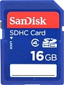Карта памяти SanDisk SDHC (Class 4) 16GB (SDSDB-016G-B35)