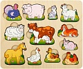 Мозаика/пазл Нескучные игры Чей малыш? Домашние животные 8090