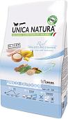 Сухой корм для кошек Unica Natura Unico Outdoor с треской, рисом и бананом 350 г