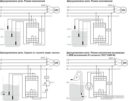 Реле уровня Евроавтоматика F&F PZ-827 EA08.001.013