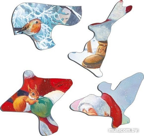 Мозаика/пазл Larsen Санта с животными JUL7