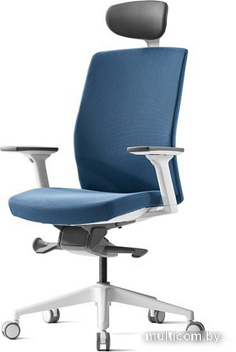 Кресло Bestuhl J2 White Pl с подголовником (голубой)