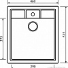 Кухонная мойка Aquasanita Nova SQN100W (black metallic 601)