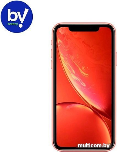 Смартфон Apple iPhone XR 128GB Воcстановленный by Breezy, грейд B (коралловый)