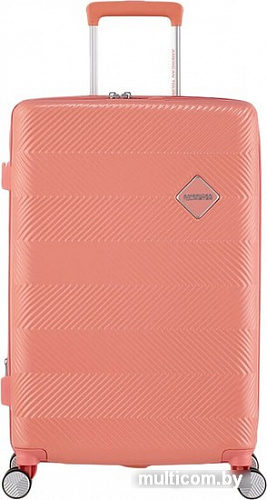 Чемодан-спиннер American Tourister Flylife Coral Pink 67 см