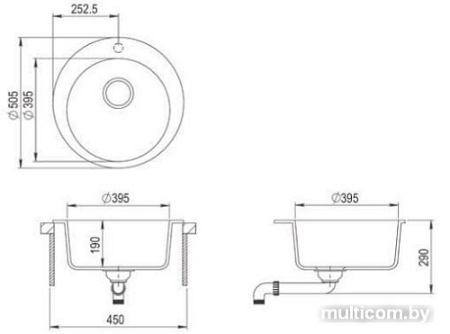 Кухонная мойка TEKA Clave 45 B-TQ (графит)