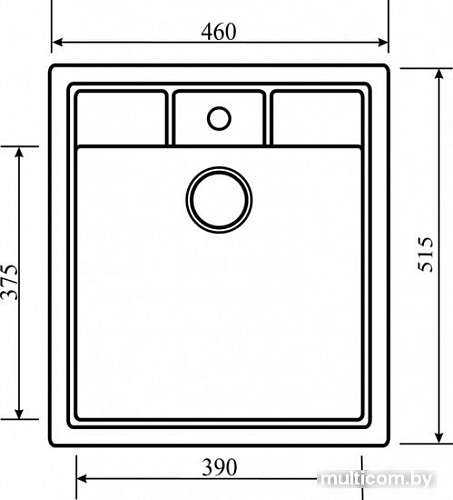 Кухонная мойка Aquasanita Nova SQN100W (black metallic 601)