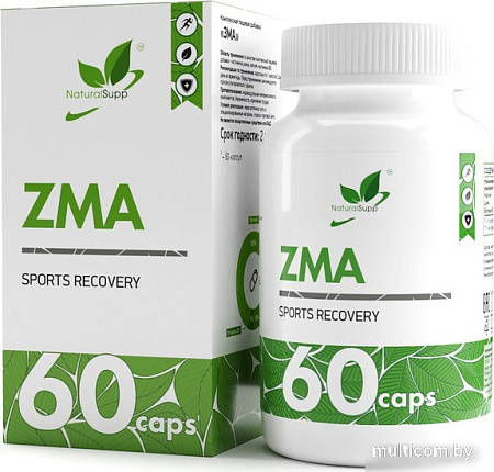 Витамины, минералы NaturalSupp ЗМА (ZMA), 60 капсул