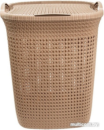 Корзина Эльфпласт Paola 55 л (бежевый)