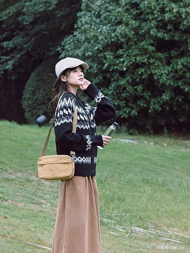 Сумка через плечо Qminica EMB-004B