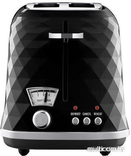 Тостер DeLonghi Brillante CTJ 2103.BK