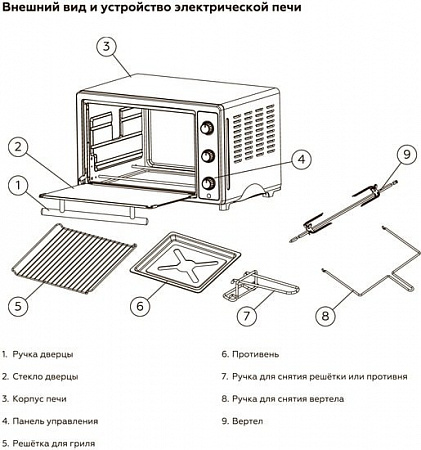 Мини-печь BQ EO4204BG