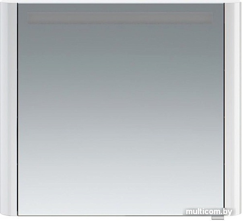 AM.PM Шкаф с зеркалом Sensation 80 M30MCL0801WG (левый, белый глянец)