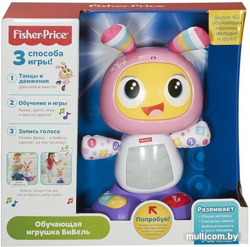 Интерактивная игрушка Fisher-Price Обучающая игрушка БиБель