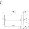 Трековый светильник Arlight LGD-LOFT-TRACK-2TR-S170-10W Warm3000 036469