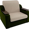 Кресло Лига диванов Сенатор 100689 80 см (бежевый/зеленый)