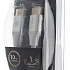 Кабель CACTUS HDMI - HDMI CS-HDMI.2.1-1 (1 м, серебристый)
