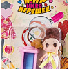 Кукла Yako Toys Мир micro игрушек с куколкой и медвежонком Д93937