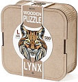 Пазл Eco-Wood-Art Рысь L в деревянной упаковке (580 эл)