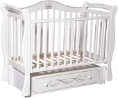 Классическая детская кроватка Антел Julia 11 (белый)