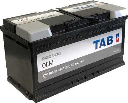 Автомобильный аккумулятор TAB OEM 105 R (105 А&middot;ч)