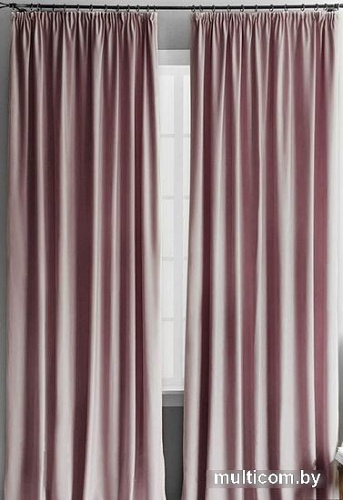 Комплект штор Pasionaria Бархат 290x240 (розовый)