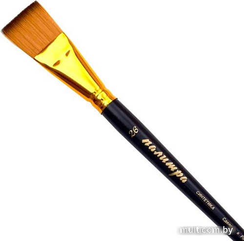 Кисть для рисования Палитра Синтетика плоская 26 пЖS2-26,05Ж