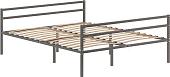 Кровать Домаклево Металика Г2+Г2 140x200 (серый)