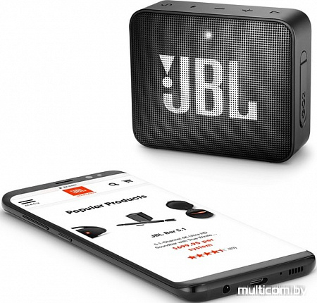 Беспроводная колонка JBL Go 2 (черный)