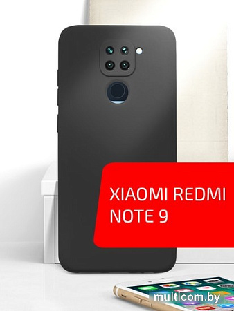 Чехол для телефона Volare Rosso Jam для Xiaomi Redmi Note 9 (черный)