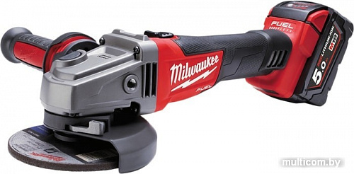 Угловая шлифмашина Milwaukee M18 CAG125X-502X Fuel 4933448866 (с 2-мя АКБ)