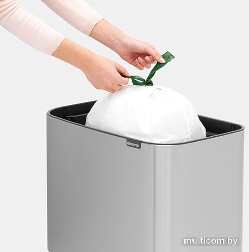 Brabantia Bo Touch Bin 36 л (стальной матовый с защитой от отпечатков)