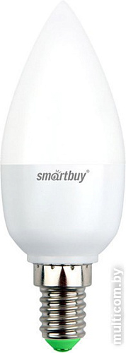 Светодиодная лампа SmartBuy С37 E14 7 Вт 3000 К [SBL-C37-07-30K-E14]