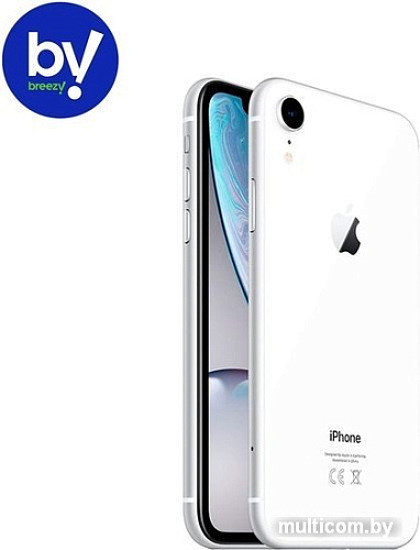 Смартфон Apple iPhone XR 64GB Воcстановленный by Breezy, грейд A (белый)