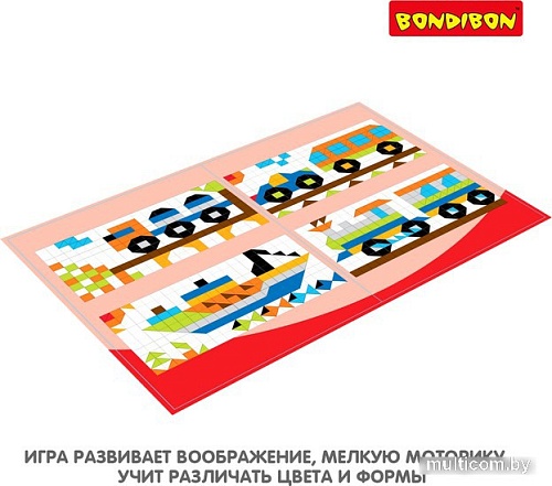 Мозаика/пазл Bondibon Транспорт ВВ3029