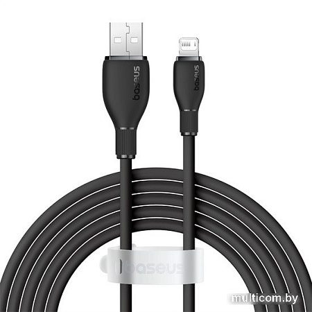 Кабель Baseus Pudding Series USB Type-A - Lightning (2 м, черный)