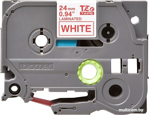Картридж-лента для термопринтера Brother TZe-252 (24 мм, 8 м)