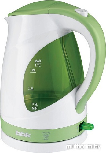 Чайник BBK EK1700P Белый/зеленый